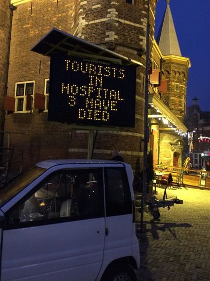 tourists in hospital