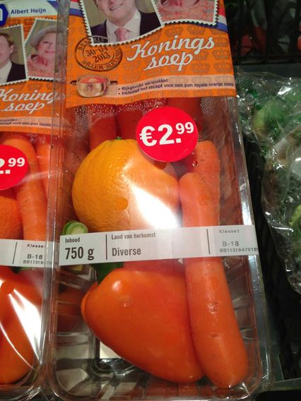 La soupe orange de Albert Hein