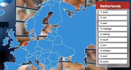 Les recherches porno aux Pays-Bas