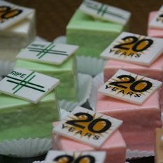 gateau des 20 ans de RIPE