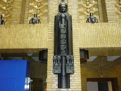 Statue "EUROPA" du bureau de poste d'Utrecht
