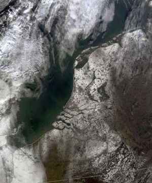 Photo des Pays-Bas sous la neige