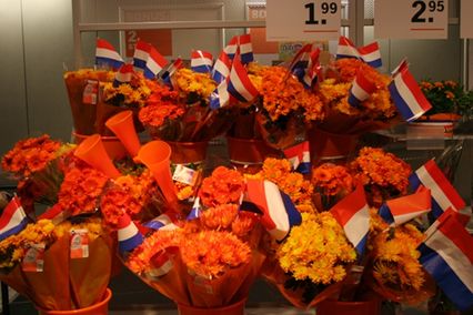bouquets de fleurs oranges
