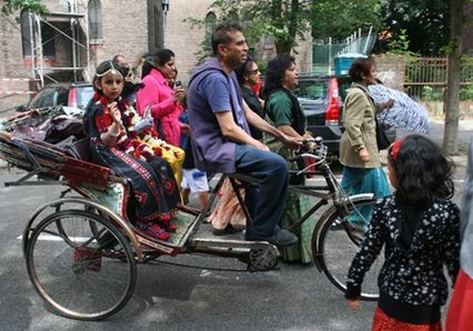 un tricycle qui n'est pas un vélo hollandais