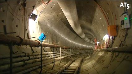 La Noord-Zuidlijn avance selon AT5