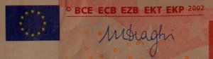 signature Mario Draghi