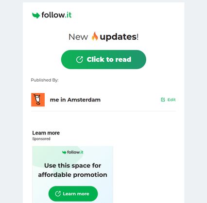 capture d'écran d'une alerte Follow.it