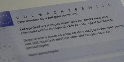 Stempas volmachtbewijs