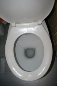 trou de WC à l'anglaise