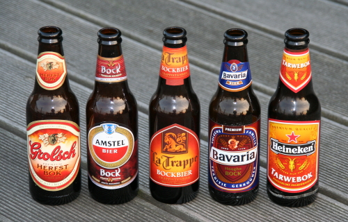 Les bockbier d'automne des grandes marques de bières Néerlandaises