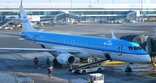Embraer 190 de KLM à Ruzyně
