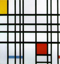 composition de Piet Mondrian