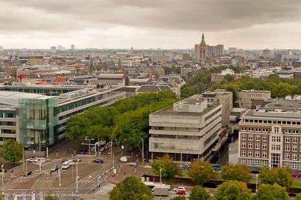vue aérienne du bâtiment de l'ambassade de France
