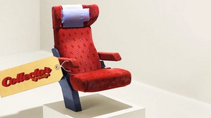 pub: siège de Thalys collector avec étiquette