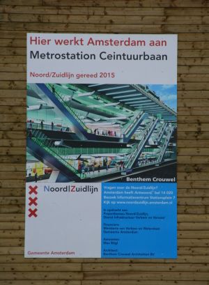 panneau Metrostation Centuurbaan