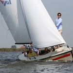 bateau penché, position régate
