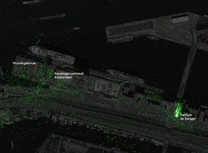 Tweets à Amsterdam Oosterdok, déc. 2014
