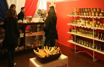 Clients dans la boutique de Sandra