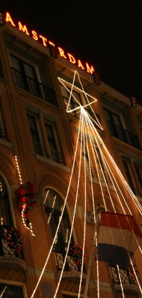 Étoile de Noël à Amsterdam