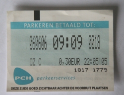 ticket de parking