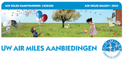 mailling Airmiles