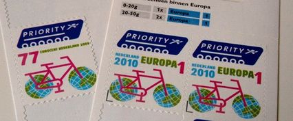 Timbres des Pays-Bas d'usage courant pour l'Europe